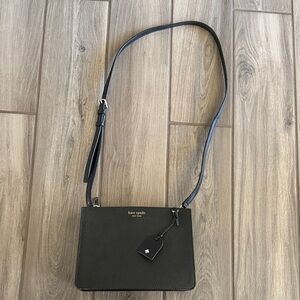 kate spade Black Pebbled Leather Crossbody with Tag